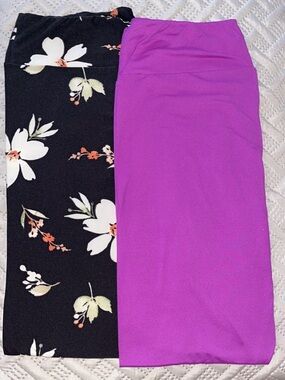 (2) Used LulaRoe TC Leggings
